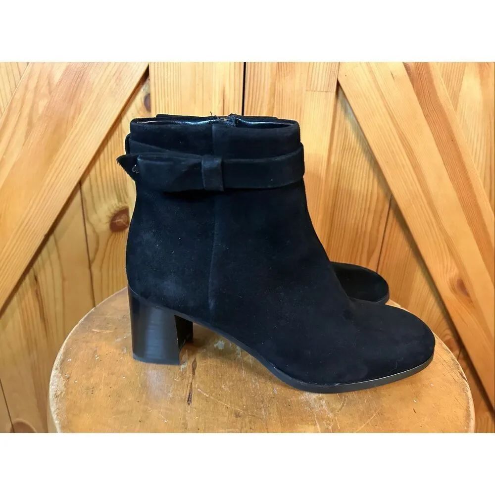 Kate Spade New York Madeline Strap Bootie Size 6B Suede Ankle